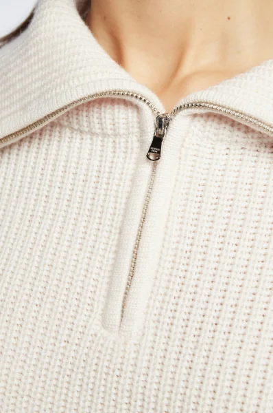 Vuneni džemper | Cropped Fit Patrizia Pepe bijela