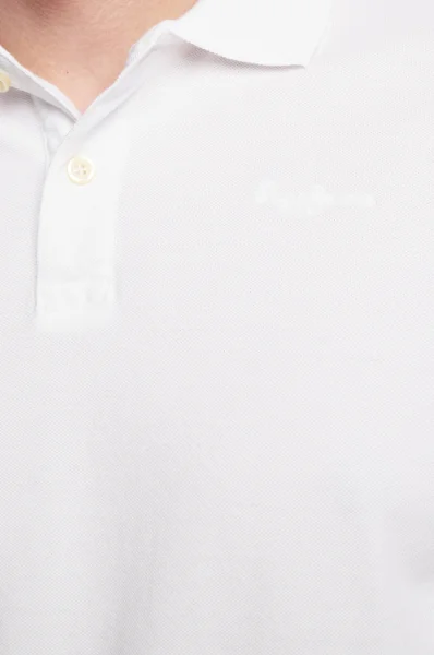 Polo majica | Slim Fit Pepe Jeans London bijela