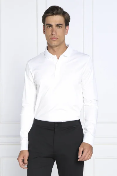 Polo majica SMOOTH | Slim Fit Calvin Klein bijela