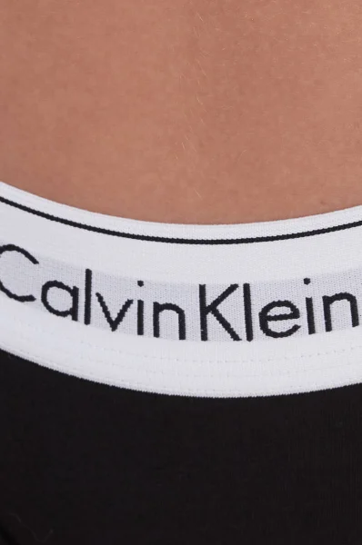Gaćice TANGA Calvin Klein Underwear crna