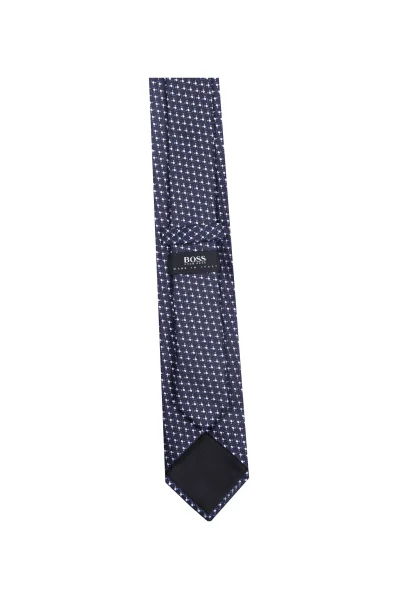 Svilena kravata BOSS BLACK modra
