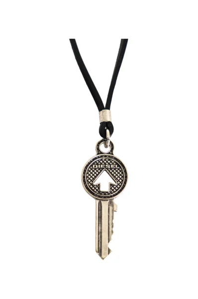 A openthedoor necklace Diesel srebrna