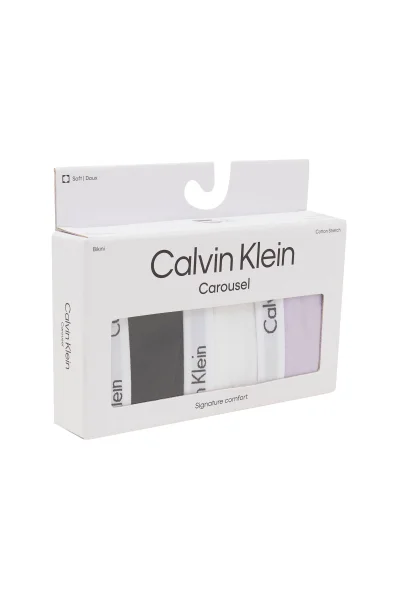 Gaćice 3-pack Calvin Klein Underwear ljubičasta