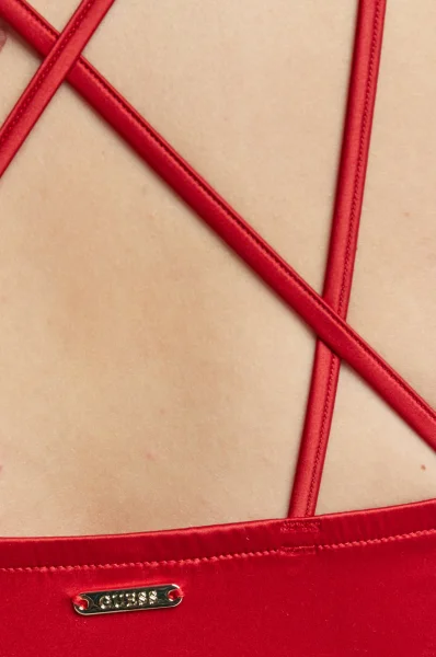 Satenske bodi ANOUK | Slim Fit Guess Underwear crvena