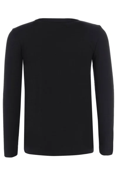 Majica dugih rukava | Regular Fit Emporio Armani crna