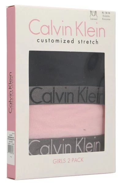Grudnjak 2-pack Calvin Klein Underwear svijetloružičasta