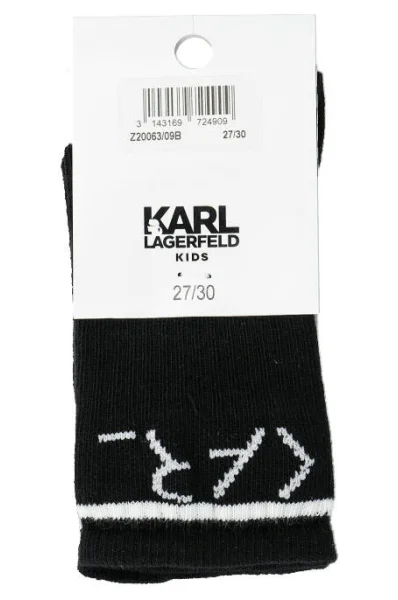 Čarape Karl Lagerfeld Kids crna