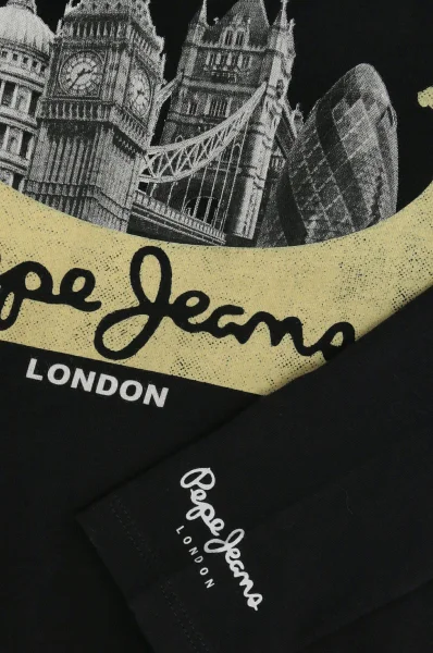 Majica dugih rukava ANDREAS | Regular Fit Pepe Jeans London crna