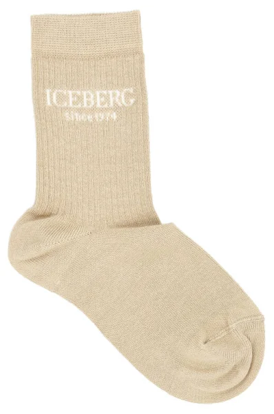 Čarape Iceberg 	camel	
