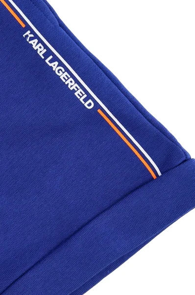 Kratke hlače | Regular Fit Karl Lagerfeld Kids ultramarin plava