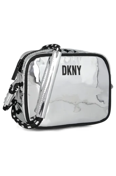 Torba na rame DKNY Kids srebrna