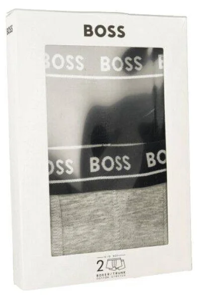 Bokserice 2-pack BOSS Kidswear siva