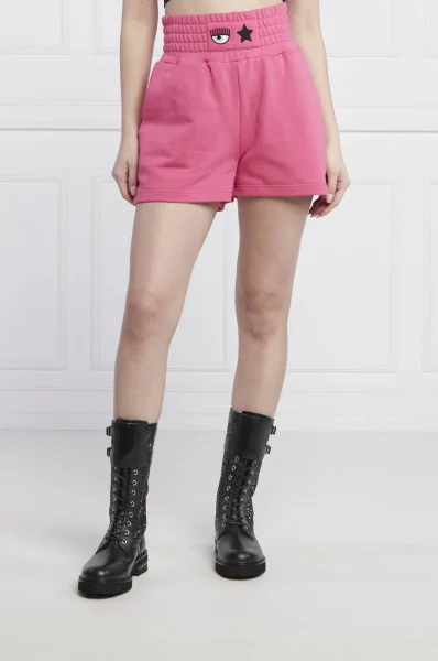 Kratke hlače | Regular Fit | high waist Chiara Ferragni ružičasta