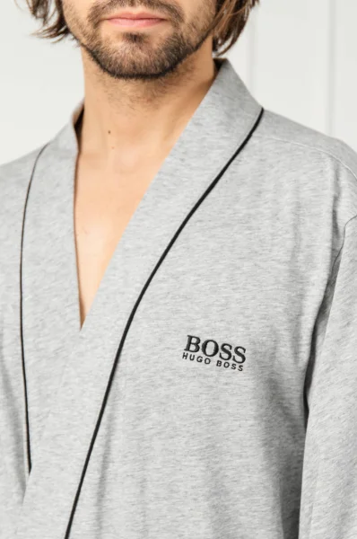 Kućni ogrtač Kimono BM Boss Bodywear boja pepela