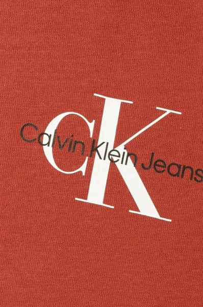 T-shirt | Regular Fit CALVIN KLEIN JEANS smeđa