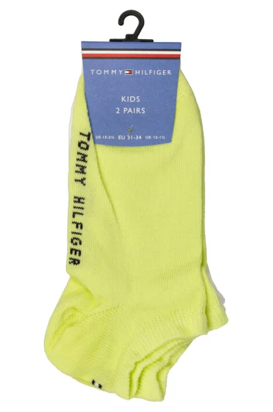 Čarape 2-pack Tommy Hilfiger limeta