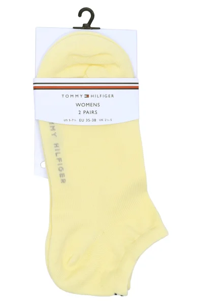 Čarape 2-pack Tommy Hilfiger žuta