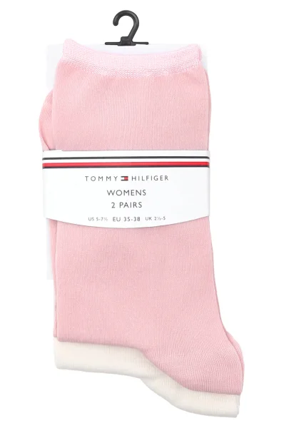 Čarape 2-pack Tommy Hilfiger svijetloružičasta