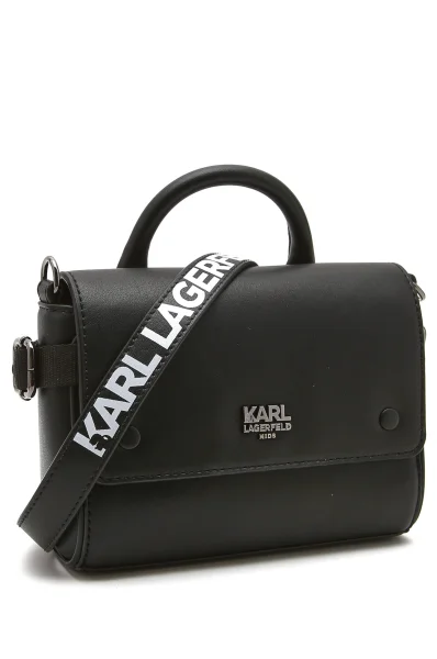 Poštarska torba Karl Lagerfeld Kids crna