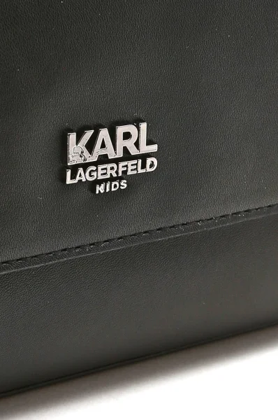 Poštarska torba Karl Lagerfeld Kids crna
