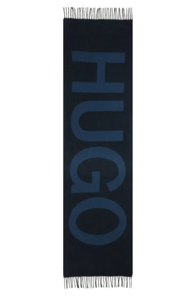 vuneni šal unisex z-471 HUGO modra