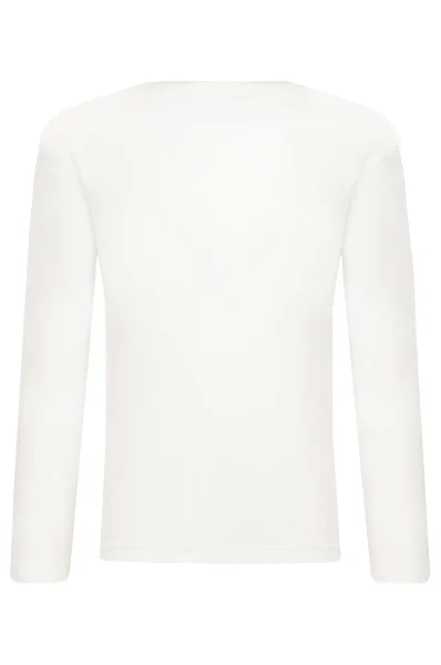 Majica dugih rukava | Regular Fit Lacoste bijela