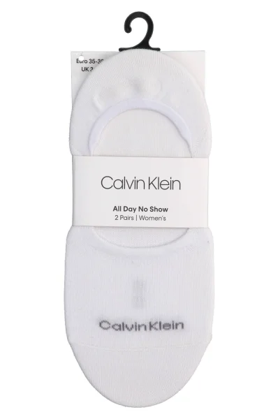 Čarape/stopalice 2-pack Calvin Klein bijela