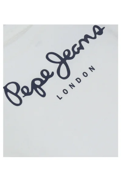Majica dugih rukava New Herman Jr. | Regular Fit Pepe Jeans London bijela