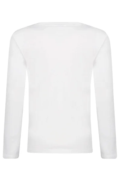 Majica dugih rukava | Regular Fit BOSS Kidswear bijela