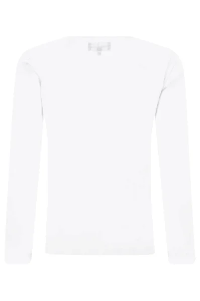 Majica dugih rukava | Regular Fit Emporio Armani bijela