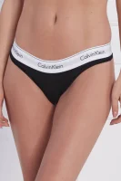Gaćice TANGA Calvin Klein Underwear crna