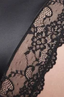 Satenske bodi ANOUK | Slim Fit Guess Underwear crna