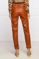 Kožni hlače STEEVAL | Slim Fit Silvian Heach smeđa