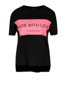 T-shirt | Loose fit Trussardi crna