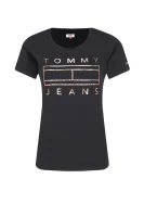 T-shirt METALLIC LOGO | Regular Fit Tommy Jeans crna