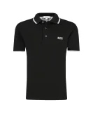 Polo majica | Regular Fit | pique BOSS Kidswear crna