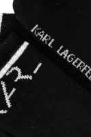 Čarape Karl Lagerfeld Kids crna