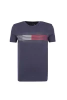 T-shirt ESSENTIAL FLAG TEE S | Regular Fit Tommy Hilfiger modra