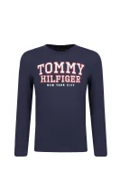 Majica dugih rukava VARSITY | Regular Fit Tommy Hilfiger modra