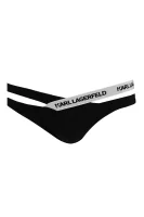 Donji dio bikinija Karl Lagerfeld crna