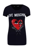 T-shirt | Slim Fit Love Moschino modra
