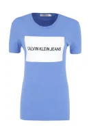 T-shirt box logo | Regular Fit CALVIN KLEIN JEANS plava