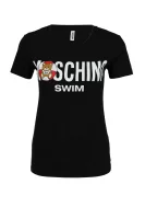 T-shirt | Regular Fit Moschino Swim crna