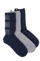 Čarape 3-pack GIFT BOX Tommy Hilfiger modra