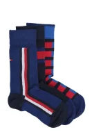 Čarape 3-pack Tommy Hilfiger modra