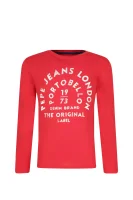 Majica dugih rukava ANTONI | Regular Fit Pepe Jeans London crvena