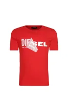T-shirt TDIEGO | Regular Fit Diesel crvena