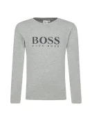 Majica dugih rukava | Regular Fit BOSS Kidswear siva