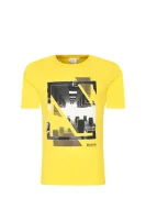 T-shirt | Slim Fit BOSS Kidswear žuta