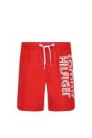 Kratke hlače za kupanje MEDIUM DRAWSTRING | Regular Fit Tommy Hilfiger Swimwear crvena